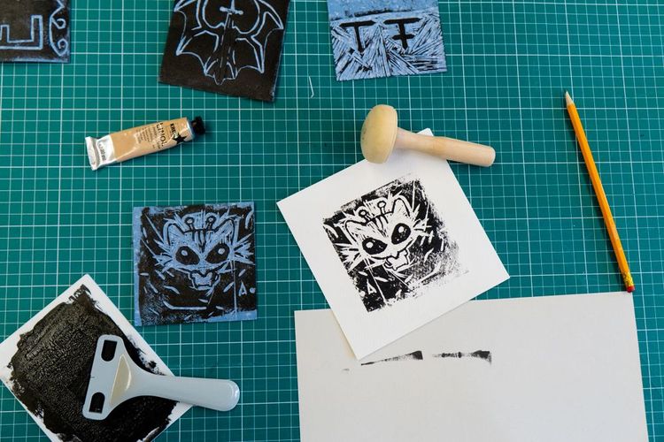 Linometszetek készültek