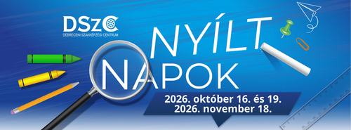Nyílt napok a Debreceni SZC Építéstechnológiai és Műszaki Szakképző Iskolában